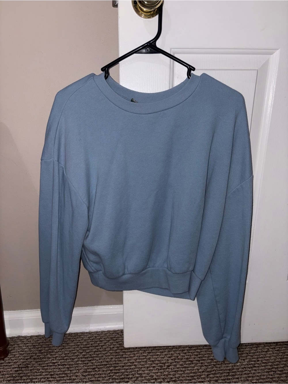 wild fable Powder Blue Cropped Sweatshirt